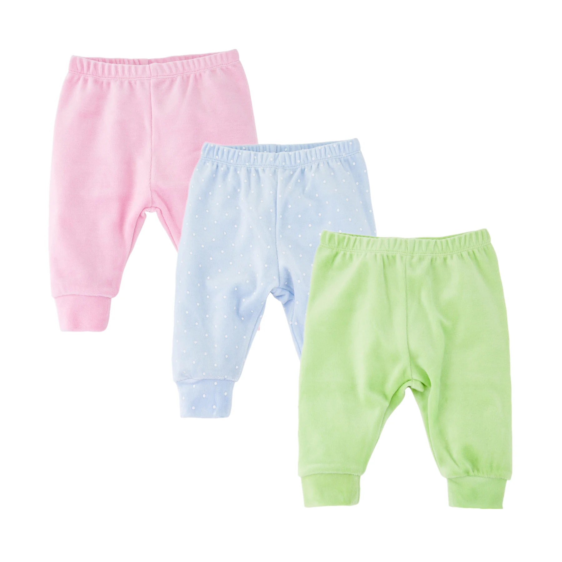 

Winter Warm Newborn Boys Girls Baby Pants Velvet Soft Infant Baby Striped Trousers Mid Elastic Waist 0-12M Solid Baby Legging