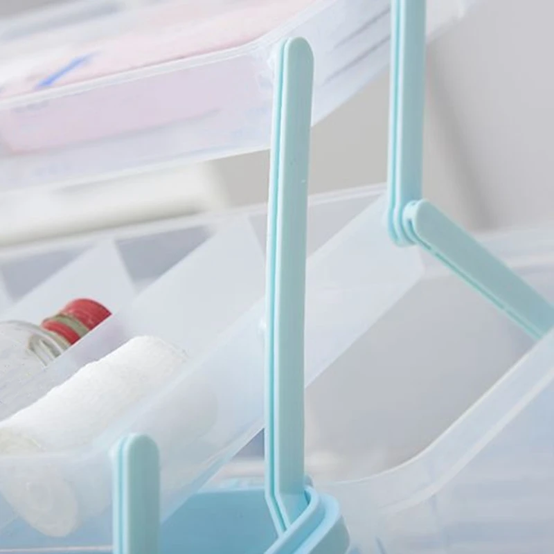 

Household Multi-Layer Oversized First Aid Box Kit with 2PCS Wall Mounted Floating Shelves