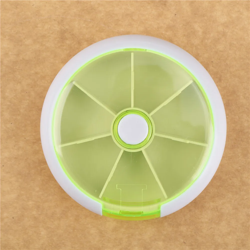 Еженедельник 7 дней вращения Вращающийся Таблетки коробка здоровые медицинские