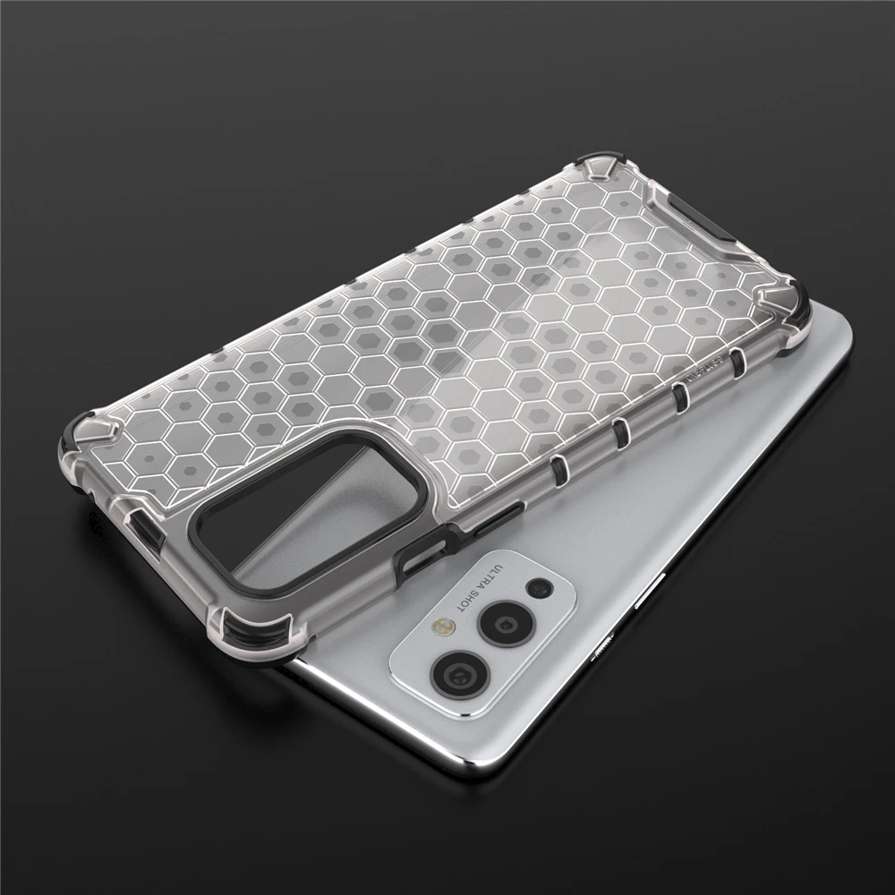 for oneplus 9 case hard transparent back cover soft silicone frame armor shockproof phone case for one plus oneplus 9 pro euna free global shipping