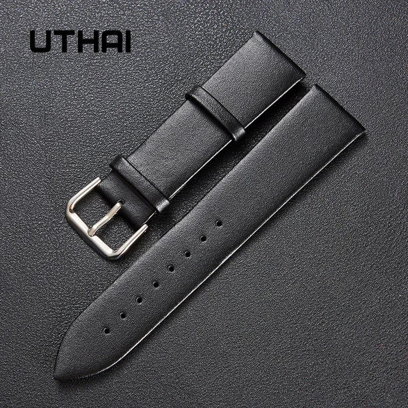 UTHAI P39 20 мм кожаный ремешок для часов 22 Samsung Galaxy watch 46 мм/Gear S3 | Наручные часы