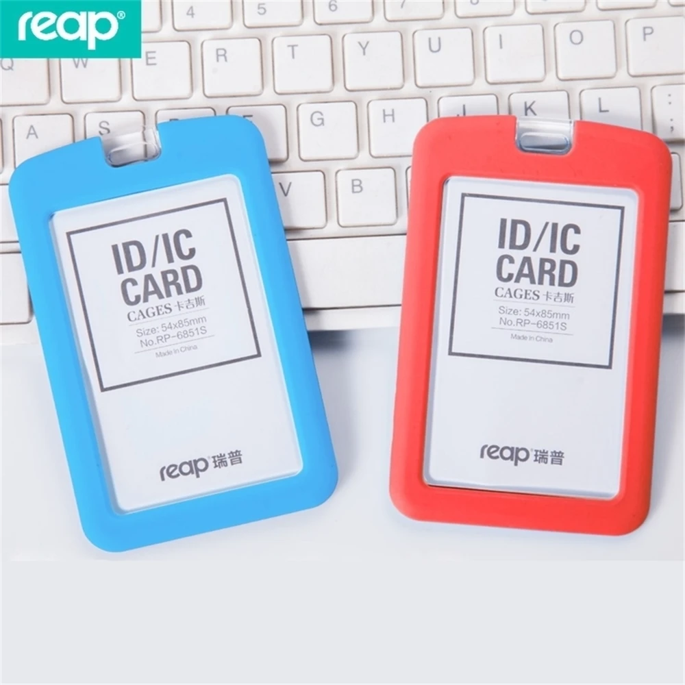 

Silicon Exhibition Reap Cards Id Card Name Tag Staff Business Badge Holder Office Supplies Stationery