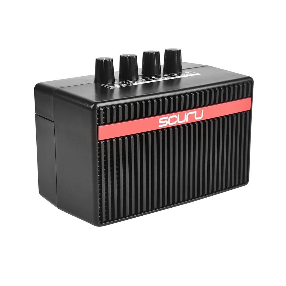 Аксессуары для гитары Scuru S1 маленькая электрогитара 3 Вт педаль процессора