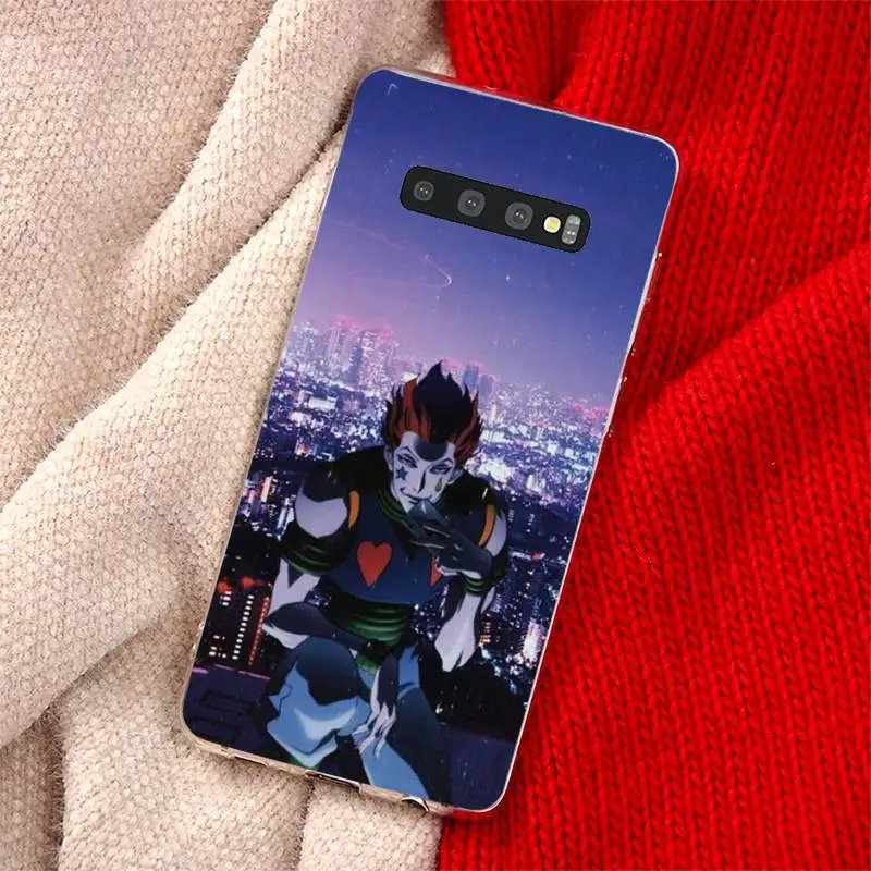 

Hisoka HxH Anime Collages Phone Case Transparent for Samsung A71 S9 10 20 HUAWEI p30 40 honor 10i 8x xiaomi note 8 Pro 10t 11