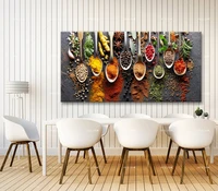 spice poster hd print 1 piece kitchen food picture canvas painting food wall art pictures for living room kitchen decor f5871