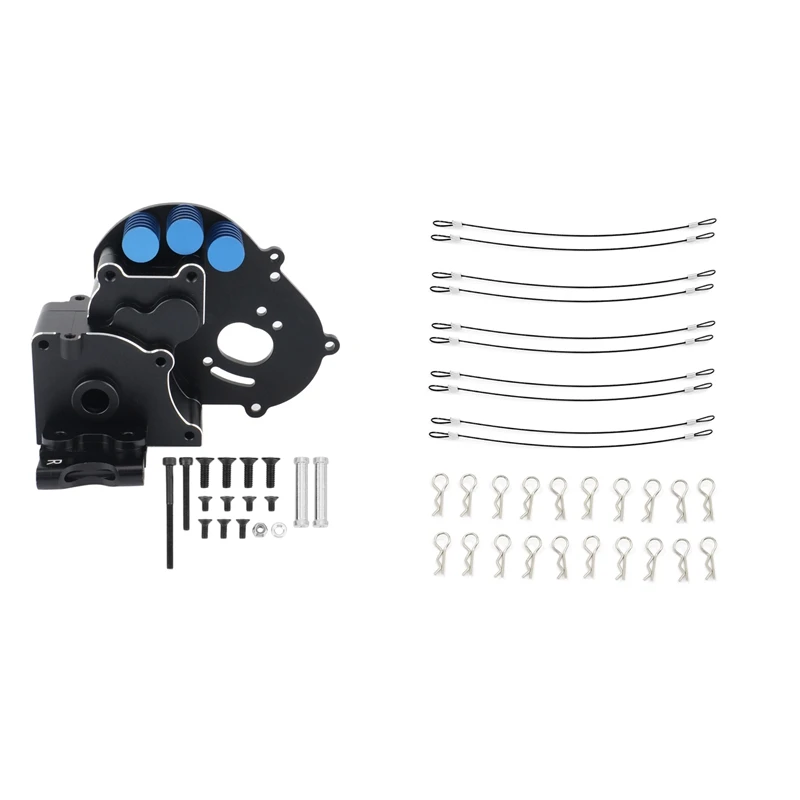 

Коробка передач с 10 шт. корпусов зажимы для корпуса R Pins Anti-Lost Rope для 1/10 1/8 Axial SCX10 Traxxas Trx4 RC Car