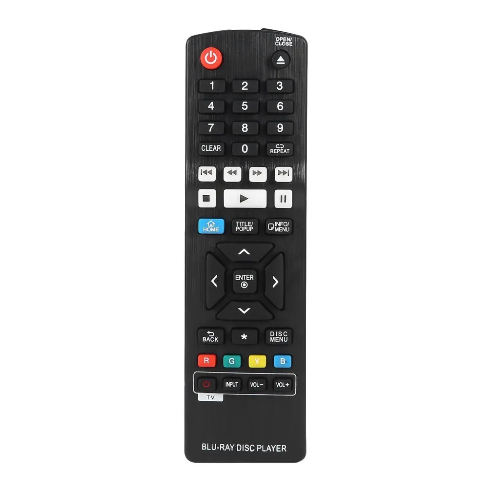 

Universal Smart Bluray Disc DVD Player TV Remote Control Replacement for LG AKB73735801 BP330 BP530 BP540 BPM53 433 Mhz IR Black