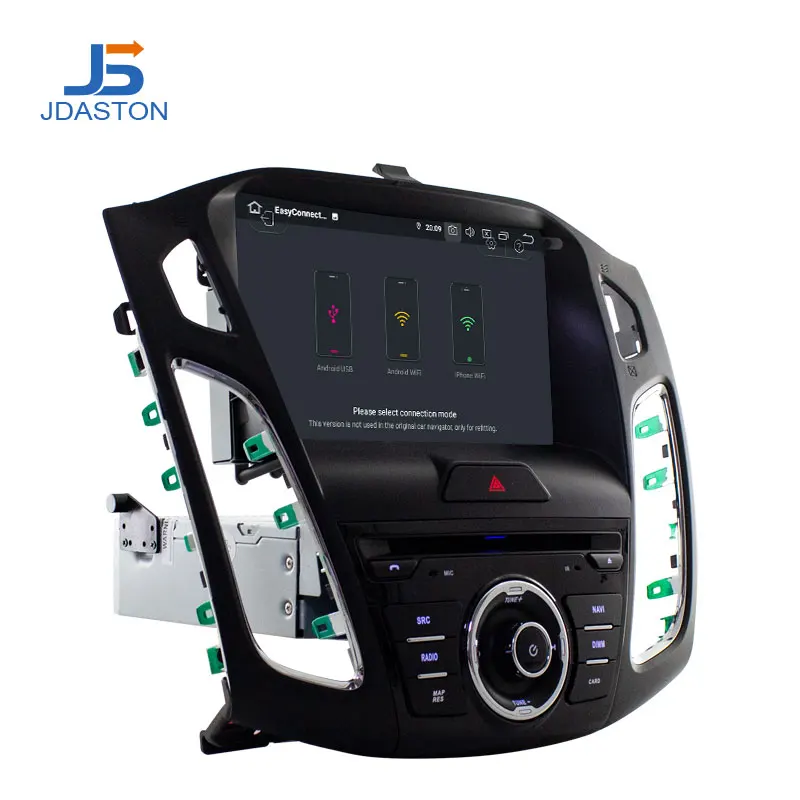 JDASTON Android 9,0 dvd-плеер для автомобиля Ford Focus wifi Мультимедиа gps стерео 1Din Автомагнитола аудио авто видео