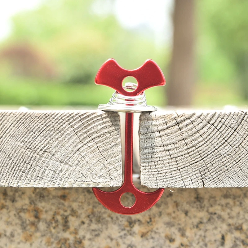 2 шт. Fishbone палатка колышки для палатки из алюминиевого сплава пол лак ногтей крюк