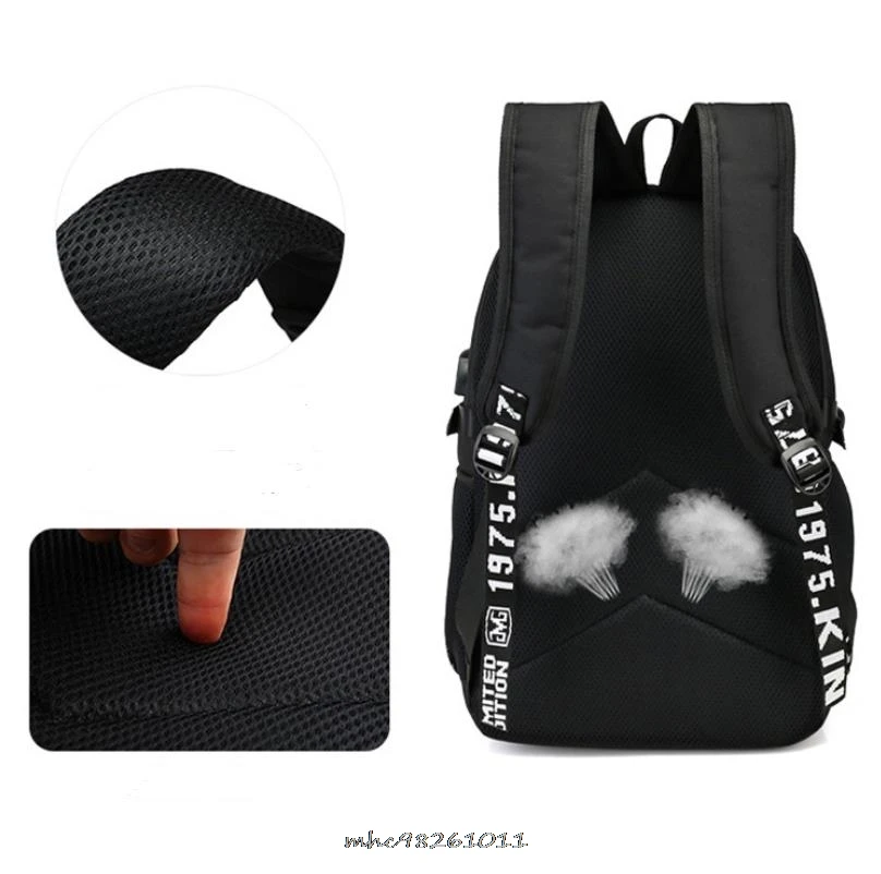 Светящийся школьный ранец с аниме Minecraft и USB зарядкой для мальчиков подростков