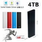 USB 3,1 SSD HD внешний твердотельный накопитель Hd 4 ТБ устройство для хранения Жесткий диск компьютер портативный мобильный жесткий диск Hd Externo