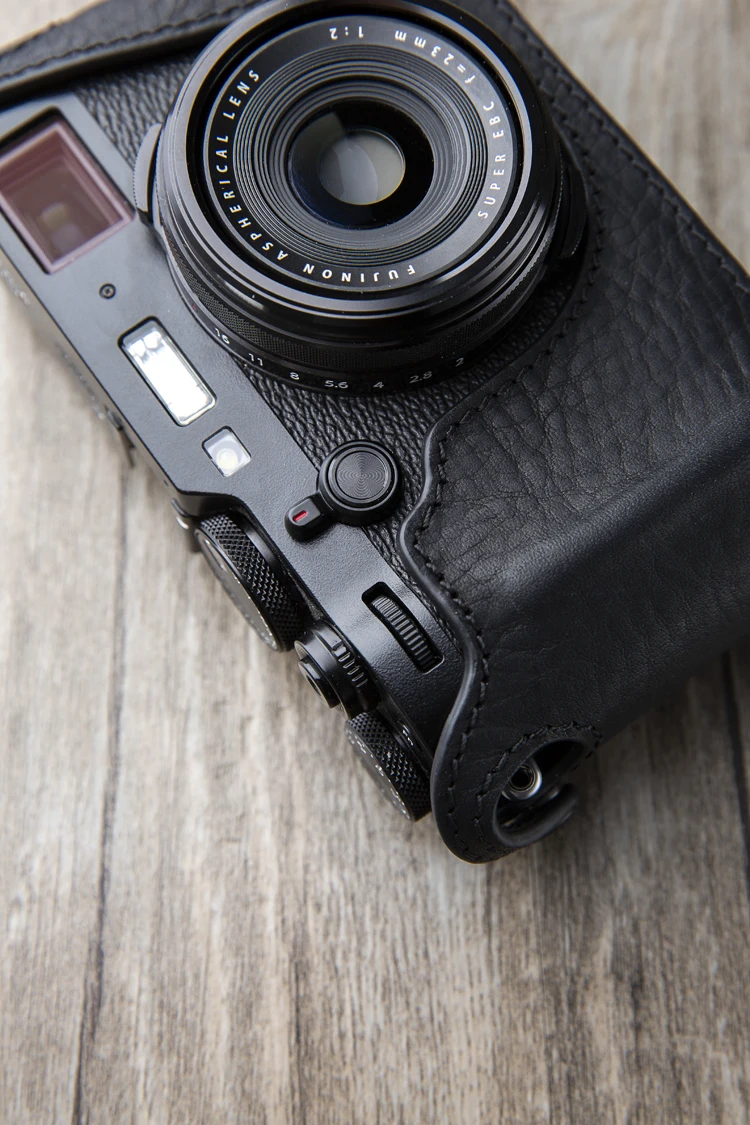 Бренд AYdgcam ручной работы из натуральной кожи чехол для камеры Fujifilm X100F X100-F сумка для камеры половина крышки винтажный Чехол