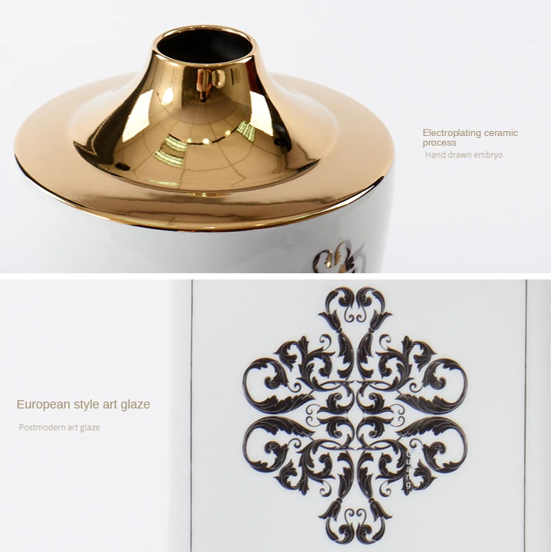 

Creative and Slightly Luxury Vase Decoration Living Room Flower Arrangement Modern Nordic Coffee Table Hallway Dining Table