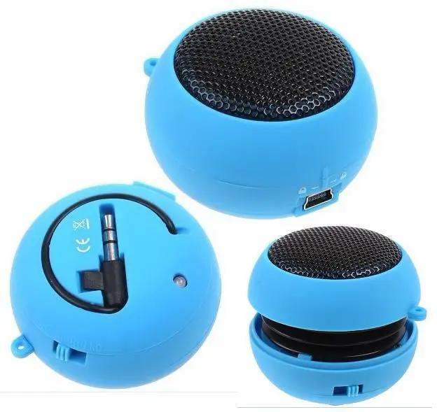 

1PCs Fashion Cute Mini Speaker Mp3 Music Loudspeaker Player Outdoor 3.5mm Portable Wired Speaker Sound Box for Computer Phones