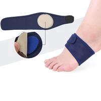 1pair hot sale arch bandage pad blue pedicure support breathable fabric foot corrector sponge strap cushion orthopedic insoles
