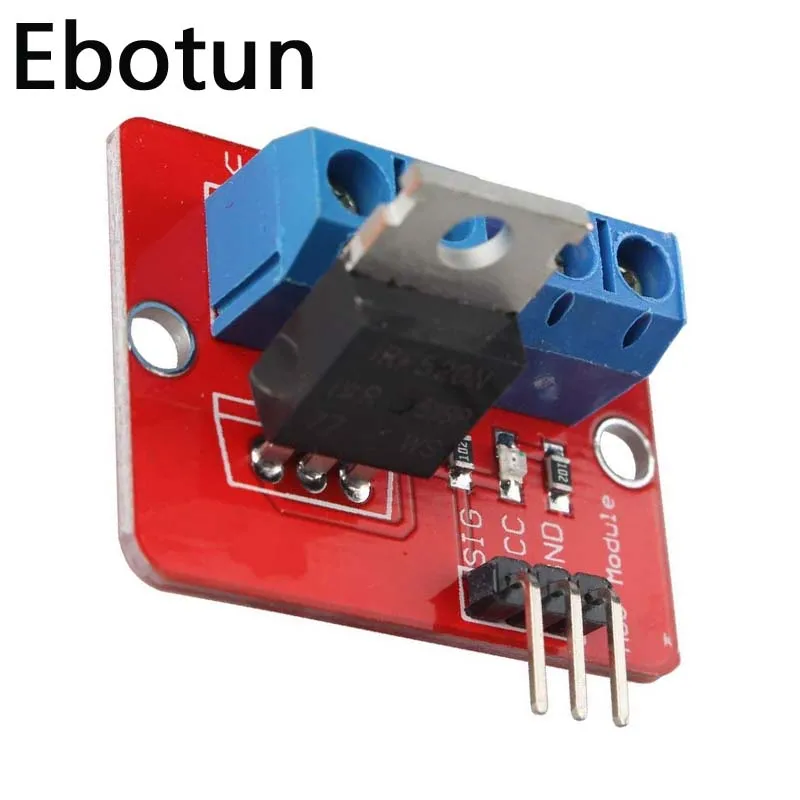 Модуль платы прерывания драйвера IRF520 MOSFET IRF520N MOS Переключатель FET PWM Arduino Pi |