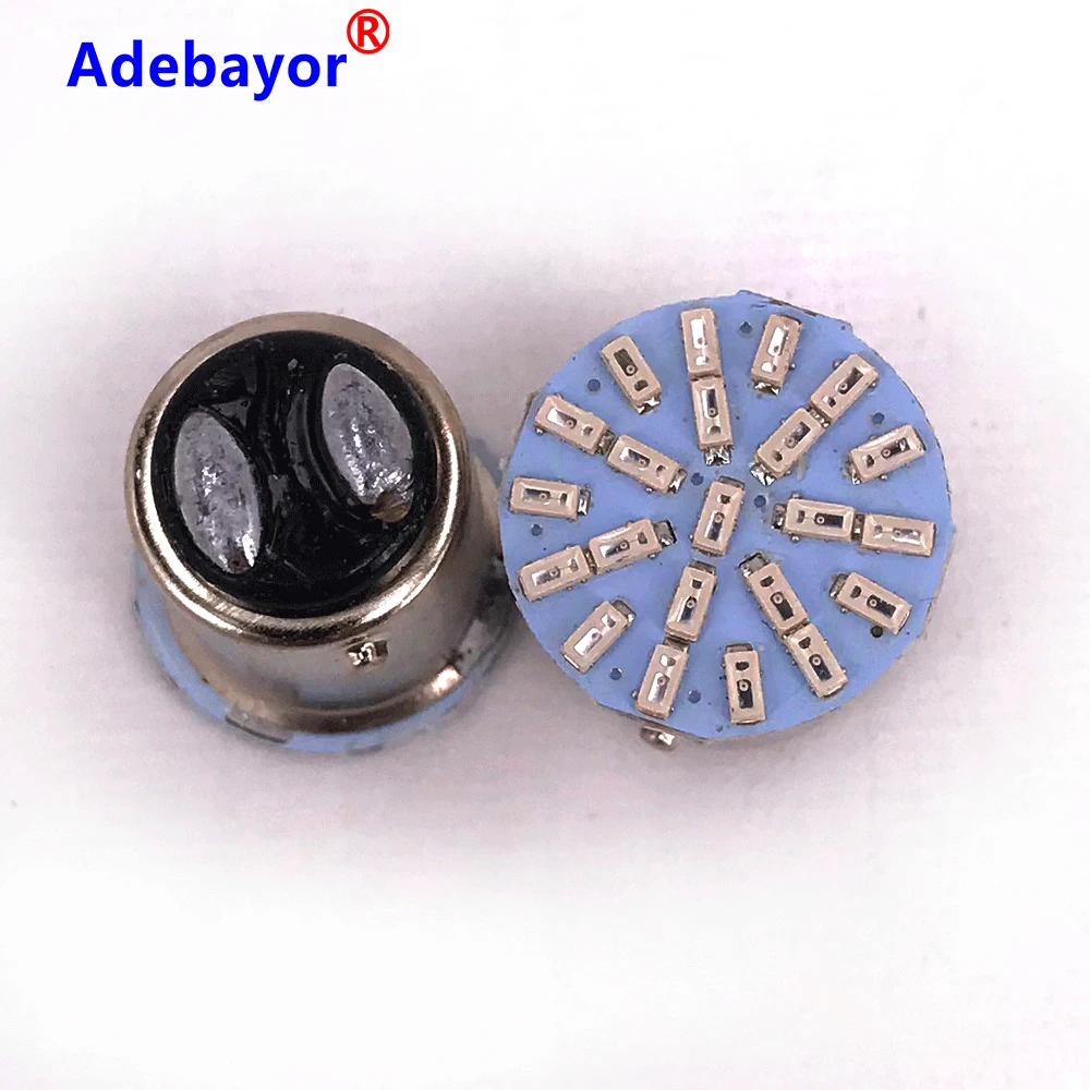 300 шт. 1157 BAY15D P21W 3014 22 SMD Автомобильные светодиодные поворотные парковочные