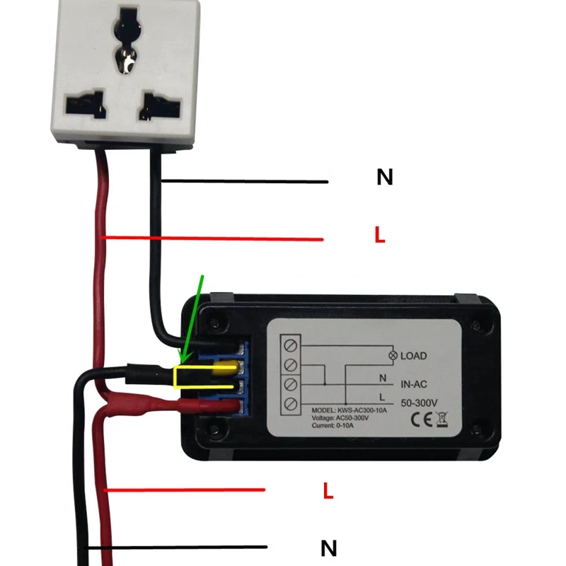 

AC 50-300V Voltmeter Ammeter Power Energy Meter LCD Digital Electricity Meter