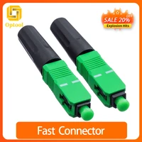 ftth sc apc sm single mode optical connector ftth tool cold connector tool sc upc fiber optic fast connector free shipping