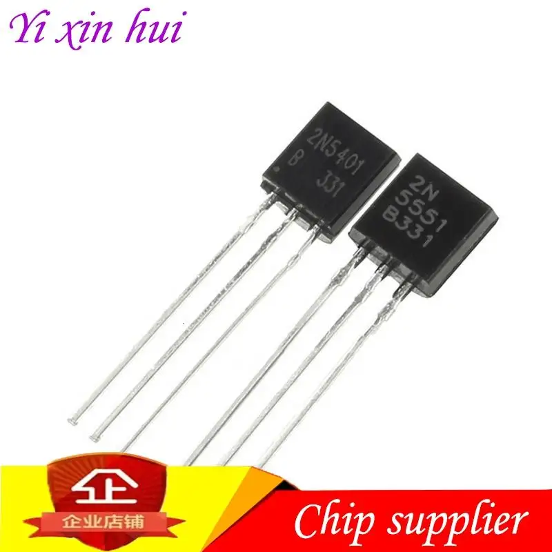50 шт./лот транзистор DIP 2N5551 2N5401 5551 5401 TO 92 (25 шт. * + 25 2N5551)|Аксессуары для батарей и ЗУ| |