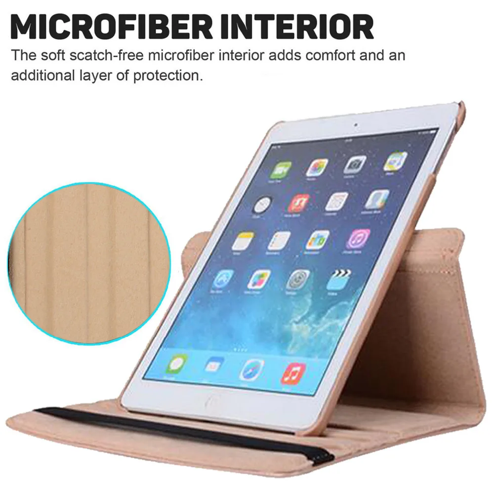 Для нового iPad 7th Gen 10," чехол, вращающийся на 360 градусов из искусственной кожи чехол-подставка с функцией автоматического сна для iPad 7 10,2 дюймов