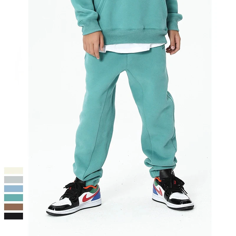 Для маленьких мальчиков и девочек штаны на осень зиму утепленные флисом для