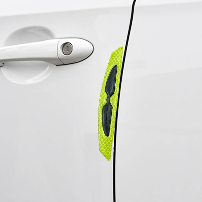 

4Pcs/Set Car Door Stickers Safety Warning Mark Reflective Tape For Peugeot 206 207 208 301 307 308 408 407 508 3008 4008 5008