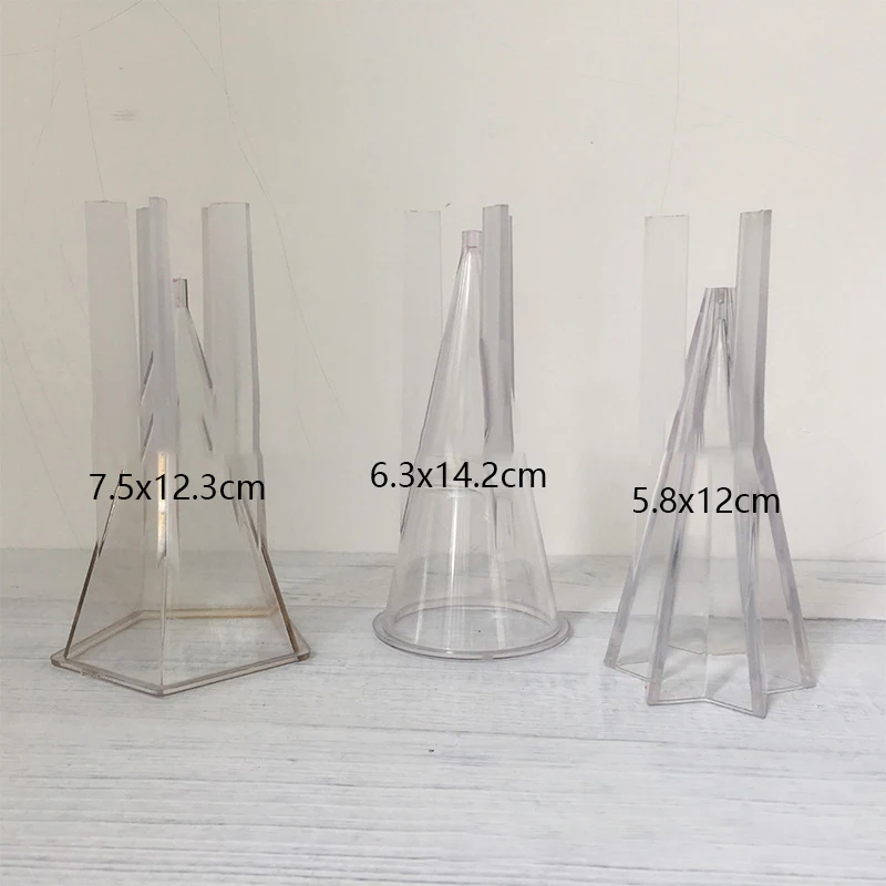 Одноцветная форма для свечей с геометрическим узором ручная работа изготовления
