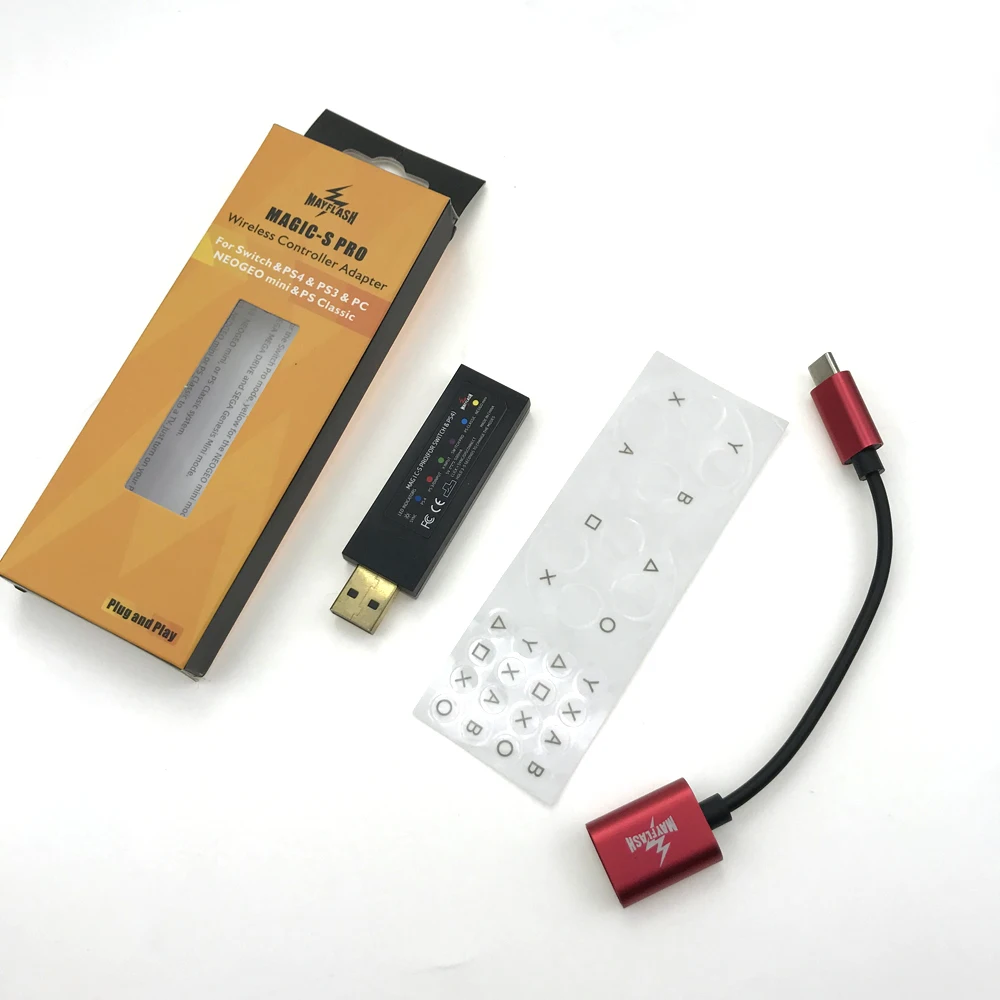 MayFlash MAGIC-S PRO Wireless для Nintendo Switch /PS4/PS3/Xbox One S/360/PC Controller Fighting Stick Adapter | Электроника