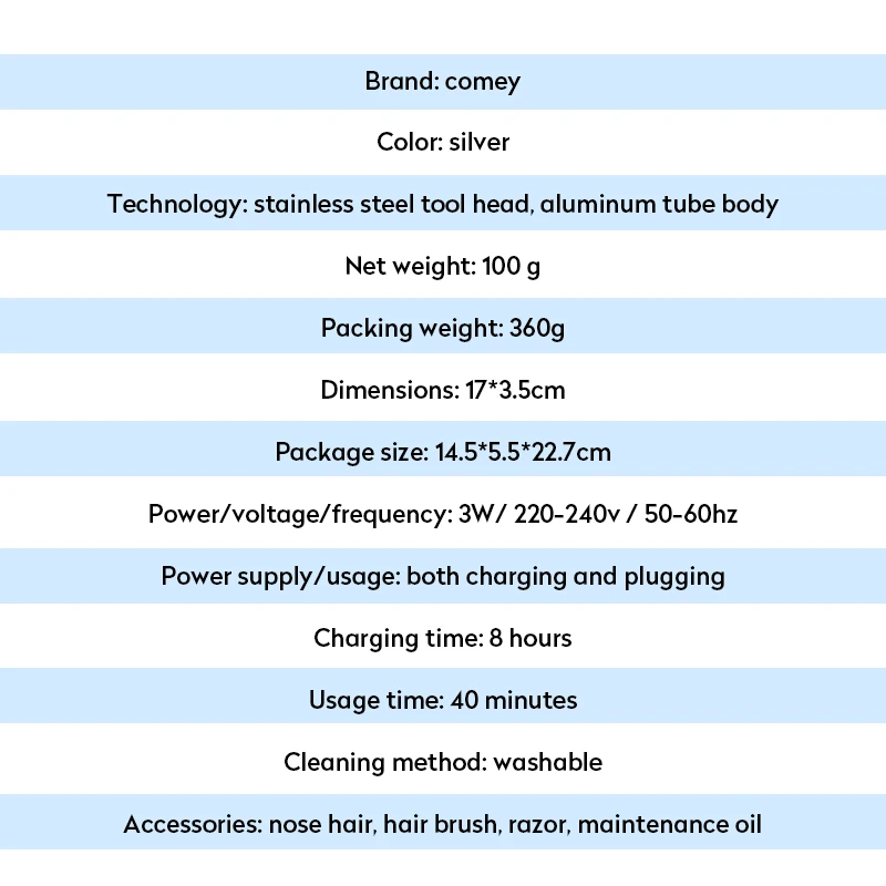 Триммер для волос 3 в 1 мужской перезаряжаемый | Бытовая техника