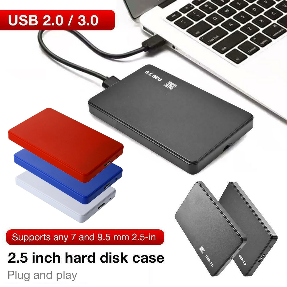 

HDD Case 2.5 SATA to USB 3.0/2.0 Hard Drive Enclosure for SSD Disk HDD Box Type C Case Support UASP HD External Hard Disk