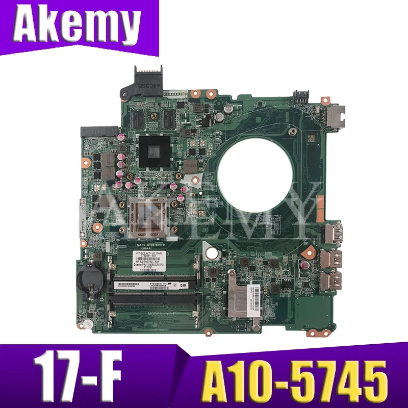 REV: D материнской плата ноутбука для For HP PAVILION 17 F платы серии Notbook PC A10 5745 CAN FIT DAY23AMB6F0