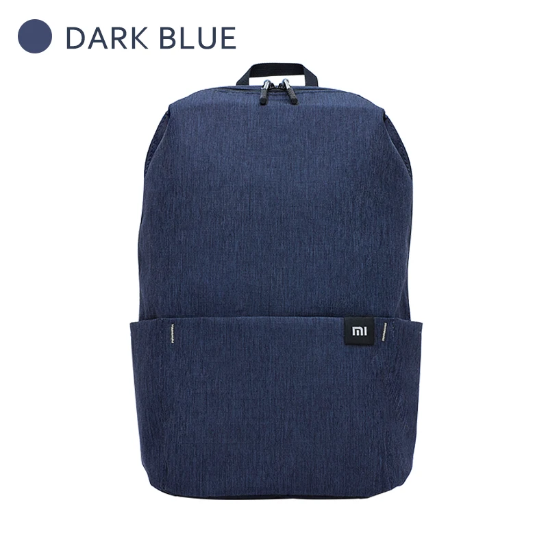 Dark blue Xiaomi официальный 10L рюкзак сумка водонепроницаемый 10 цветов досуг спорт маленький размер нагрудный пакет сумки унисекс для мужчин женщин и детей - Цвет: Dark blue