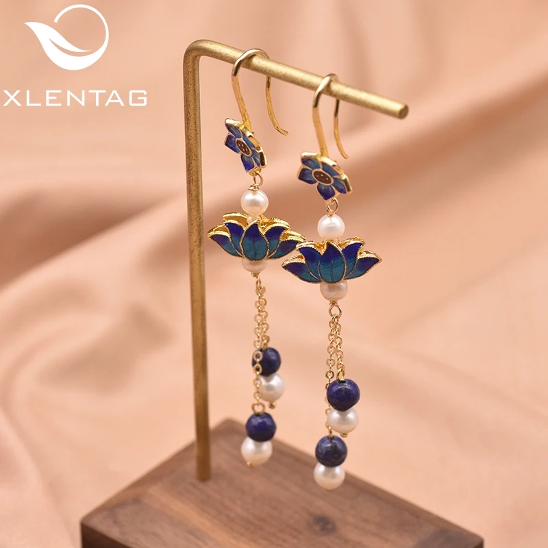 Серьги подвески в уличном стиле XlenAg с милыми бабочками корейский стиль