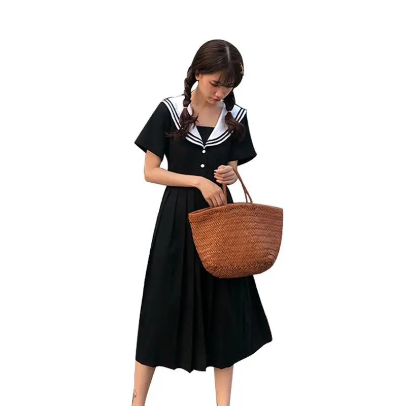 Женское вечернее платье с воротником в японском стиле плиссированная