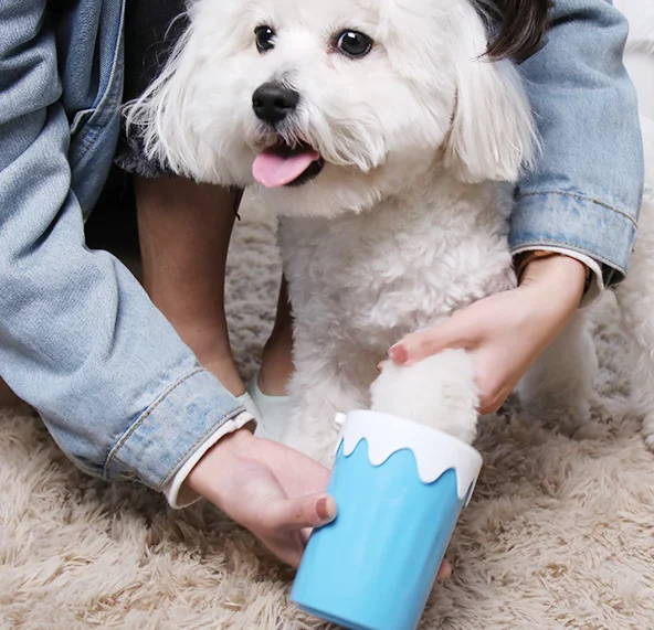 Портативная мягкая щетка для чистки кошек и собак| |