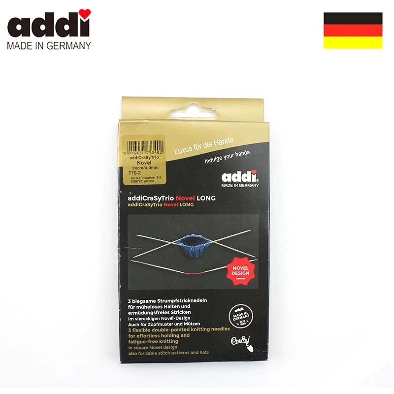 

Addi 770-2-30cm 3piece Addi CraSyTrio Needle Set Circular Knitting Needles Socks/Sleeve