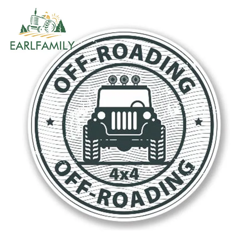 EARLFAMILY 13 см x внедорожник Внедорожник 4x4 машина бампер окно виниловая наклейка
