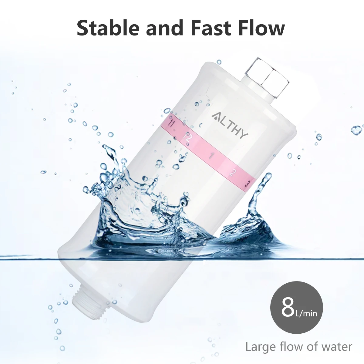 althy vitamin c shower filter water purifier lemon scent bathroom bath water softener filter chlorine help dry skinhair loss free global shipping