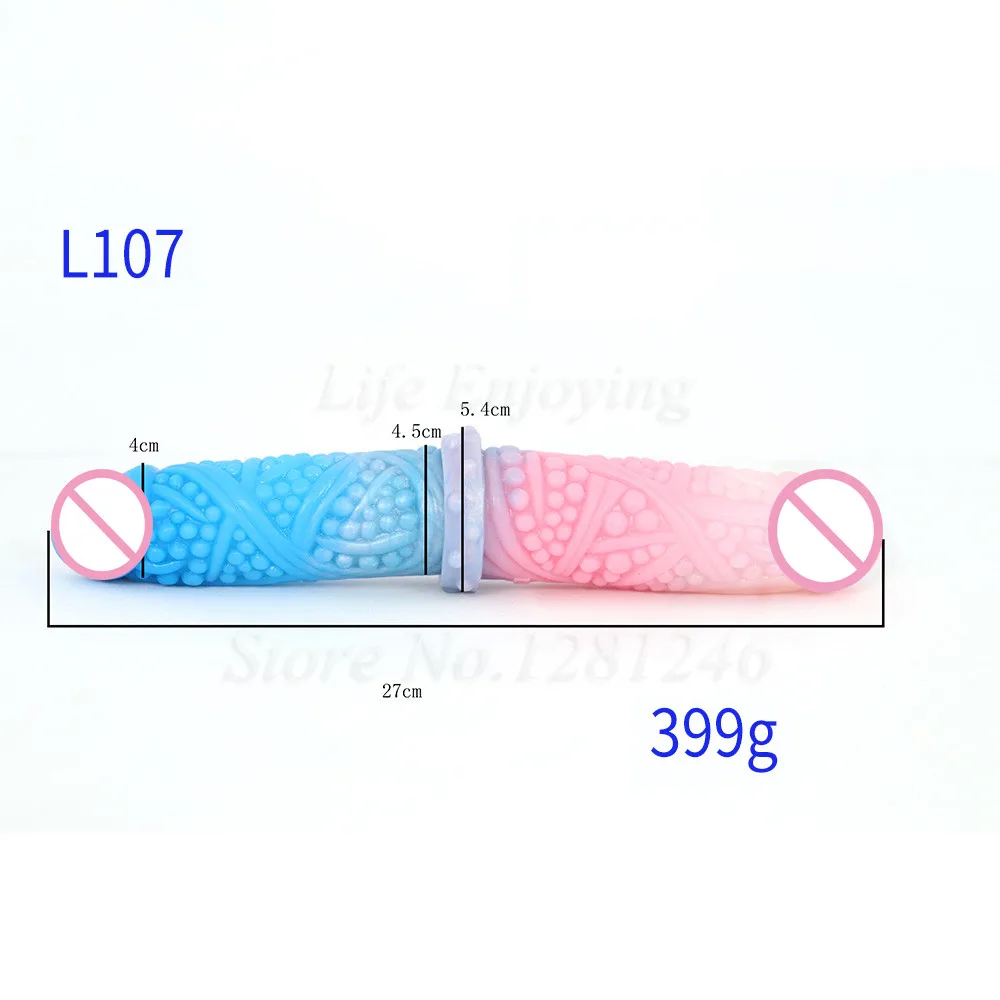 Супер длинный реалистичный фаллоимитатор с двойной головкой большой узел пенис