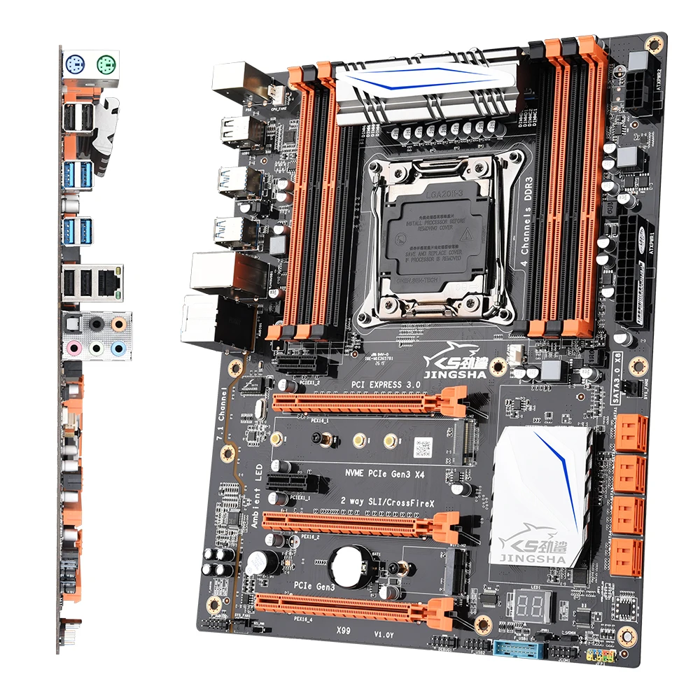 Kaufen JINGSHA X99 Motherboard Set Mit Xeon E5 2678V3 LGA 2011-3 CPU 8 Stücke X 32GB = 256GB 1600MHz DDR3 ECC REG Speicher