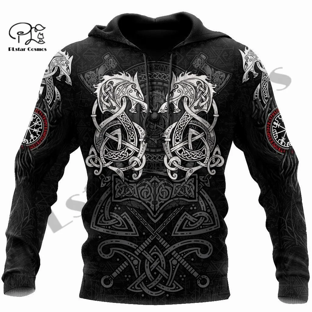 

PLstar Cosmos 3Dprinted Newest Viking Tattoo Art Harajuku Streetwear Funny Unique Unisex Casual Hoodies/Sweatshirt/Zip Style-17