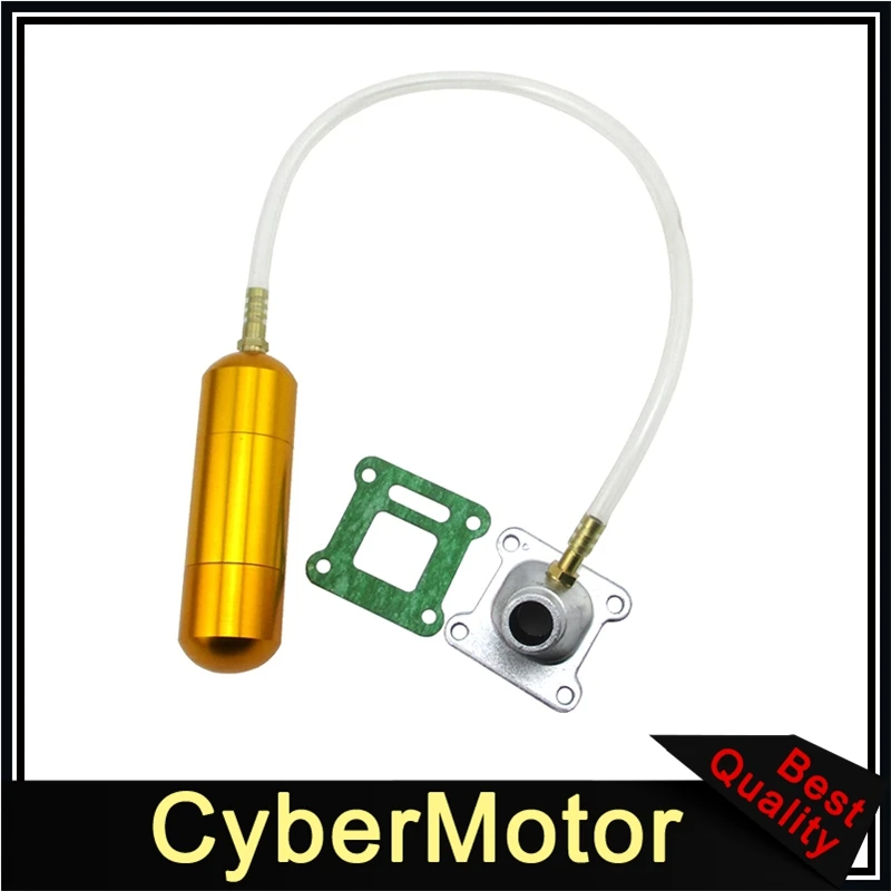 Алюминиевая силовая бутылка Boost + прокладка впускной трубы для 2-тактного 43cc 47cc 49cc