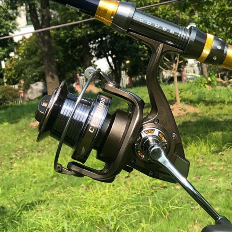 

JSFUN New Metal Wire Cup Pl Vessel Baitcast Caster Spinning Wheel Sea Fishing Reel Pesca Rod Wheel Anchor Reel N0104