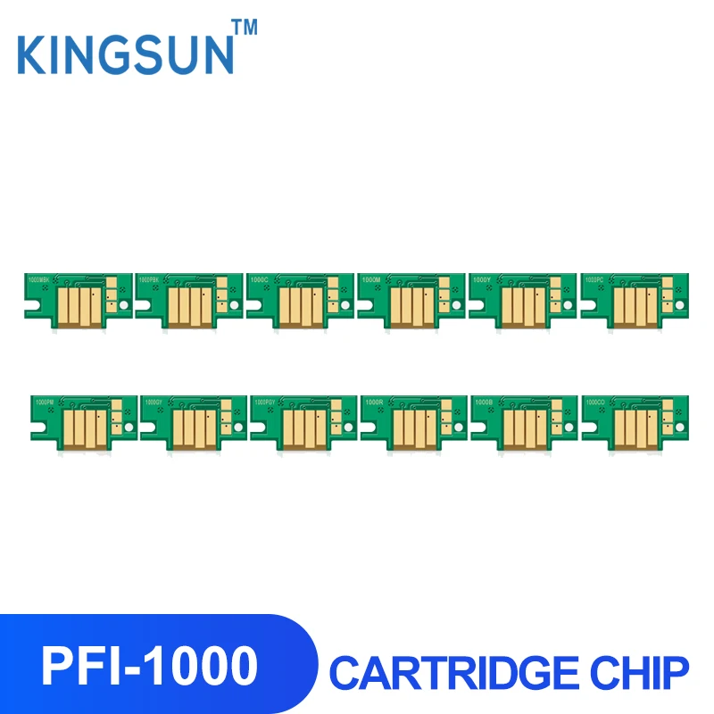 

For Canon PFI-1000 PFI1000 One Time Use Chip Compatible For Canon imagePROGRAF PRO-1000 PRO1000 Printer