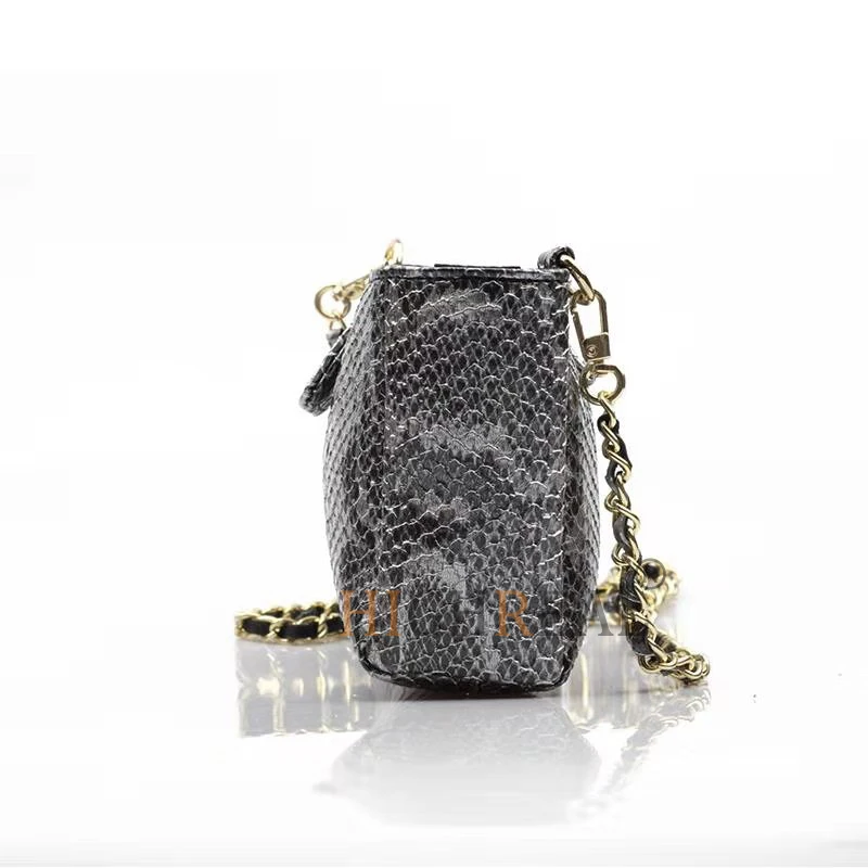 Высококачественная Новая модная цепочка змейка на плечо сумка через с змеиным
