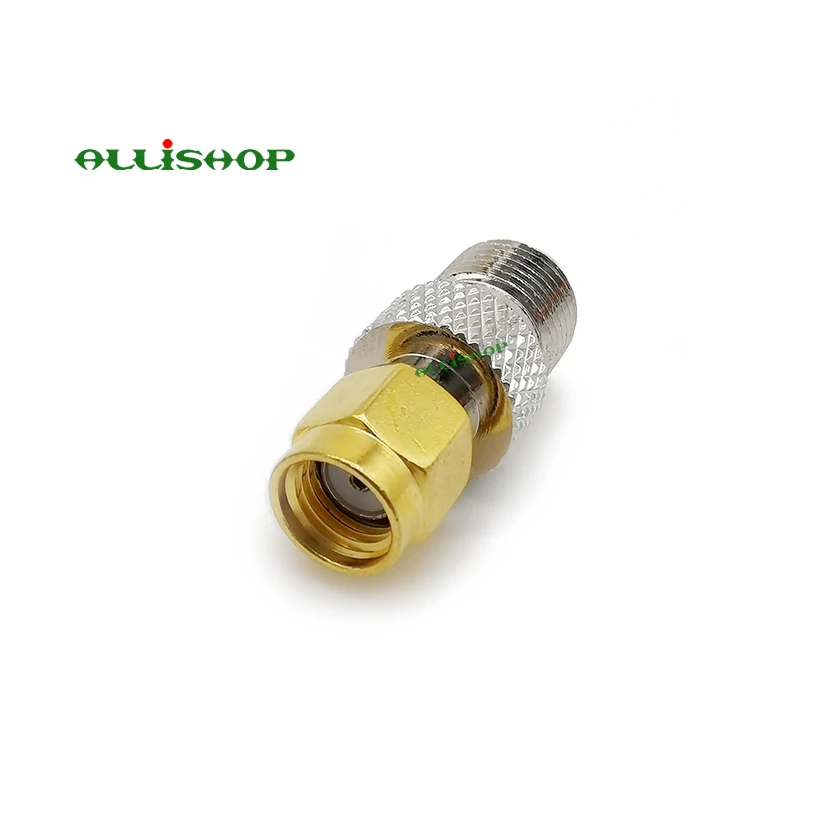 RF SMA-F адаптер RP SMA штекер к F Jack прямой коаксиальный разъем для авто радио антенна