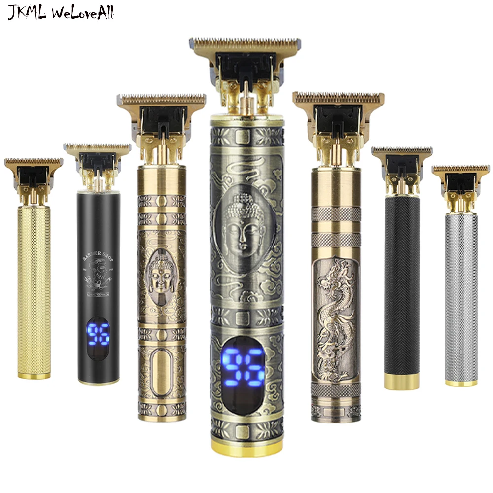 

USB Hair Trimmer barber LCD Hair Clipper Machine hair cutting Beard Trimmer 0mm Men Barber Hair Cutting haircut Styling Tool