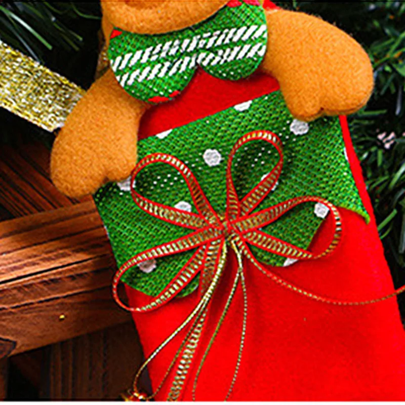 6 шт./лот подвеска на рождественскую елку бабочка галстук колокольчик Подарочная