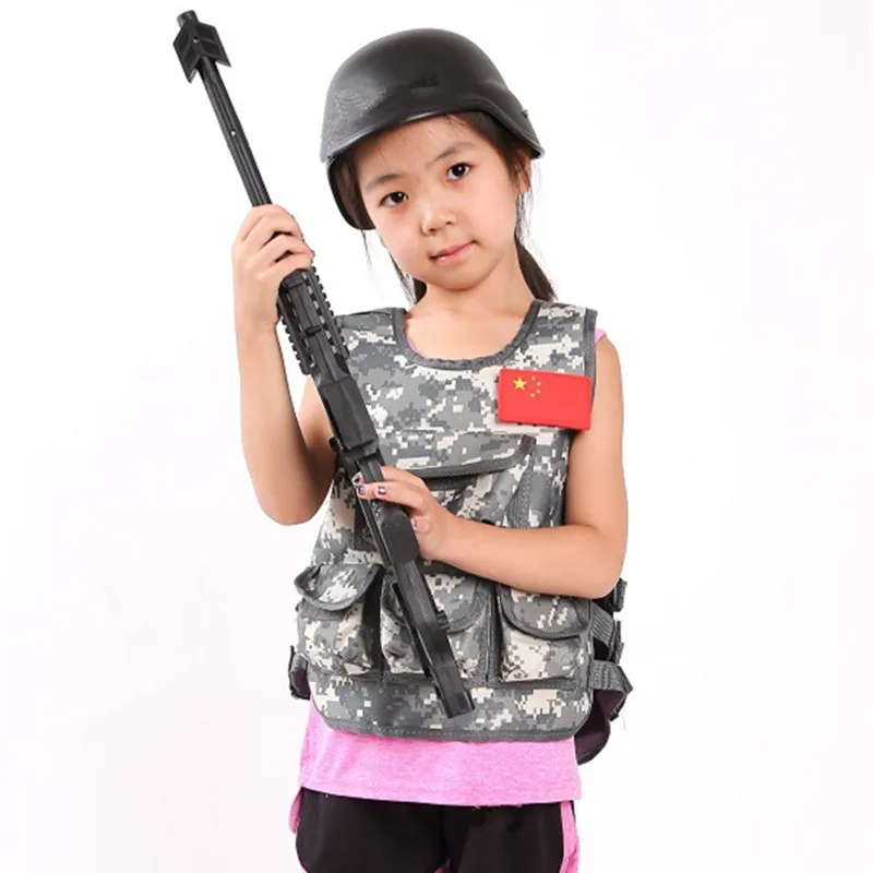 Детский Камуфляжный Спортивный Тактический жилет летняя армейская безрукавка